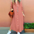 Long Summer Shirt Dress